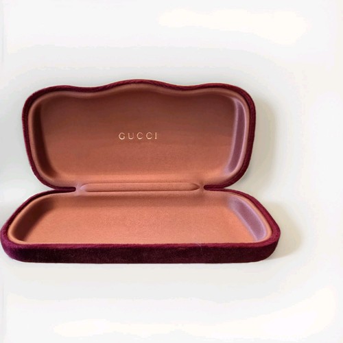 Gucci eyeglass case burgundy - gucci,